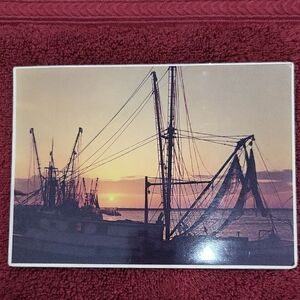 Vintage Florida Shrimp Boat Post Card